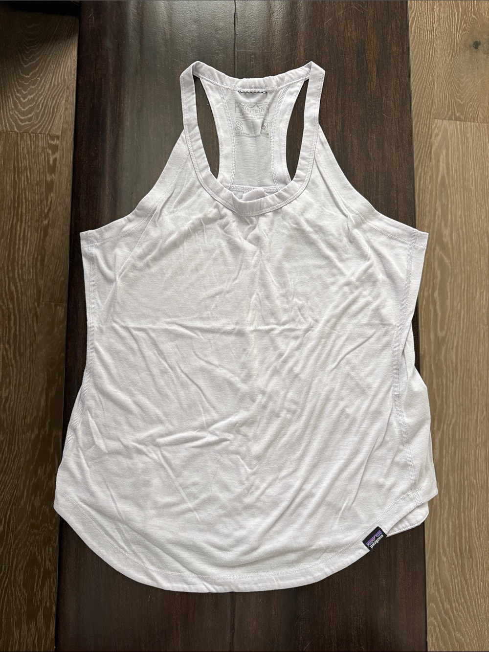 Patagonia Light Purple/Gray Racerback Tank Top